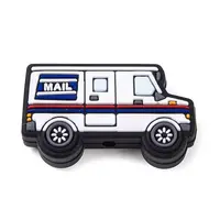 Food Grade Eco-Friendly Cartoon Vehicle Silicone Focal Beads