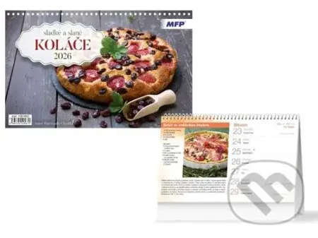 Stolní kalendář Sladké a slané koláče 2026