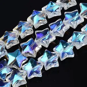 Electroplate Glass Beads Strand