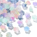 100Pcs Gradient Handmade Lampwork Beads