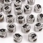Alloy Enamel European Beads