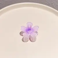 Flower Plastic Claw Hair Clips