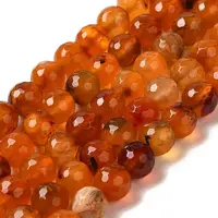 Dyed & Heated Natural Agate Beads Strands