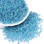 6/0 Transparent Inside Colours Glass Seed Round Beads