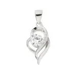 Fine Silver Cubic Zirconia Pendants