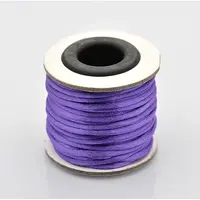 Macrame Rattail Chinese Knot Making Cords Round Nylon Braided String Threads