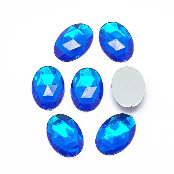 Acrylic Rhinestone Flat Back Cabochons