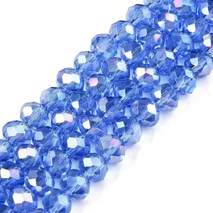 Electroplate Glass Beads Strands