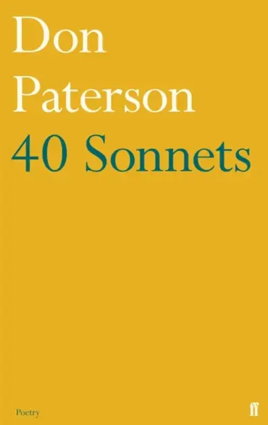 40 Sonnets - Don Paterson