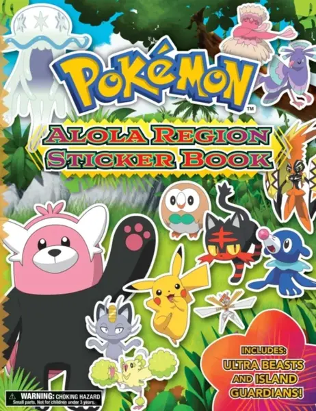 Pokemon Alola Region Sticker Book - The Pokemon Company International