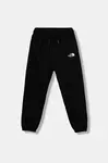 Dětské tepláky The North Face TEEN ESSENTIAL LOOSE JOGGERS černá barva, NF0A8BHSJK31