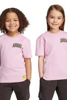 Dětské tričko adidas růžová barva, s potiskem, JM0831