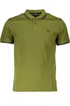 HARMONT &amp; BLAINE GREEN MEN'S SHORT SLEEVED POLO SHIRT
