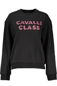 Černá mikina Cavalli Class