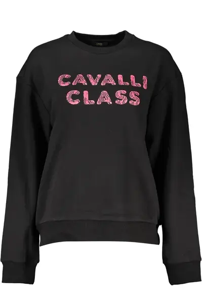 Černá mikina Cavalli Class