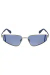 CALVIN KLEIN WOMEN'S SUNGLASSES SILVER