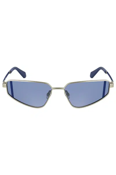CALVIN KLEIN WOMEN'S SUNGLASSES SILVER