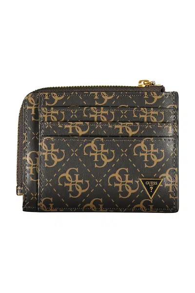 GUESS JEANS BROWN MEN'S WALLET