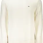 TOMMY HILFIGER MEN'S WHITE SWEATER