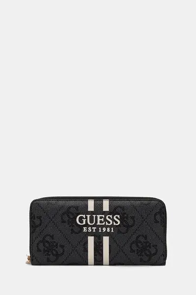 Peněženka Guess LAUREL dámská, šedá barva, SWOS74 59146