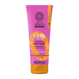 NATURA SIBERICA Oblepikha O Curl Control Proteinová maska pro kudrnaté vlasy 200 ml