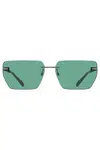CALVIN KLEIN MEN'S SUNGLASSES GREEN