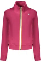 K-WAY WOMEN'S PURPLE ZIP-UP SWEATSHIRT