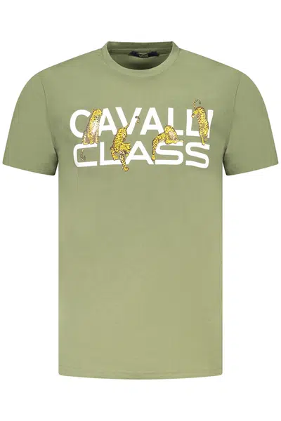 CAVALLI CLASS SHORT SLEEVE T-SHIRT MEN GREEN