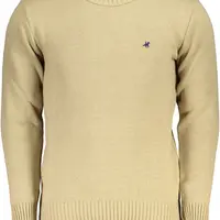 US GRAND POLO MEN'S BEIGE SWEATER