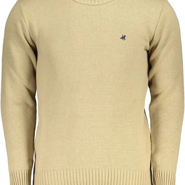 US GRAND POLO MEN'S BEIGE SWEATER