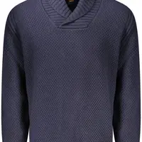 HUGO BOSS MEN'S SWEATER BLUE