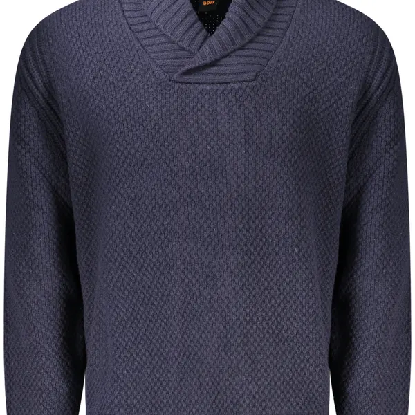 HUGO BOSS MEN'S SWEATER BLUE