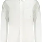 Bílá košile s dlouhým rukávem Calvin Klein