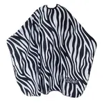 Kadeřnická pláštěnka na stříhání Eurostil Professional - zebra - kovový háček + dárek zdarma