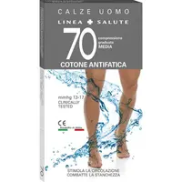 Pánske kompresné ponožky zo škótskej bavlny – MANON FILO SCOZIA 70 DEN, Veľkosť: P, Farba: Modrá