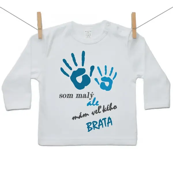 Boodyy Tričko s dlhým rukávom Som malý ale mám veľkého brata 104 (3-4 roky)