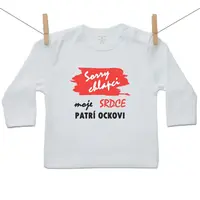 Boodyy Tričko s dlhým rukávom Sorry chlapci moje srdce patrí ockovi 134 (8-9 rokov)
