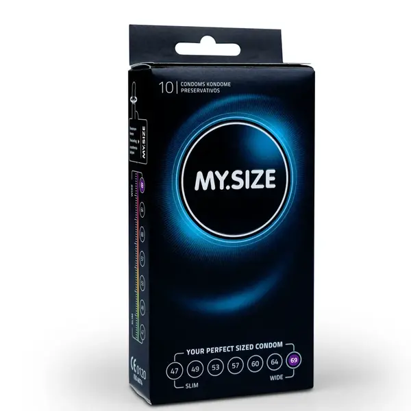 Latexové Kondomy, 10 ks, 69mm