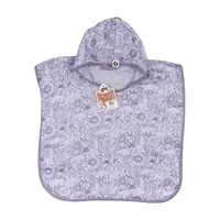 XKKO BMB Bambusové pončo Safari - Lavender Aura Veľkosť 2 BMBPN2202