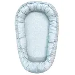 Hniezdo pre bábätko - svetlomodré kvietky