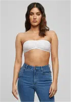 Dámské krajky Bandeau bílé