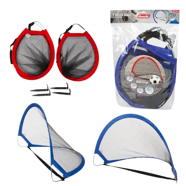 Vyskakovacie futbalové bránky 2 ks-Toi Toys