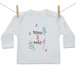 Boodyy Tričko s dlhým rukávom Mám 2 roky Dievča 116 (5-6 rokov)