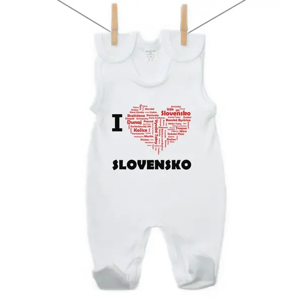 Boodyy Dupačky I love Slovensko 80 (9-12 mesiacov)