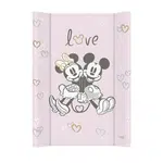 Podložka prebaľovacia s pevnou doskou COMFORT (50x70) Disney Minnie & Mickey Pink
