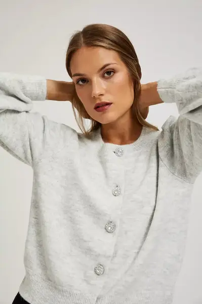 Kardigan s ozdobnými knoflíky