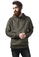 Mikina s kapucí z imitace semiše