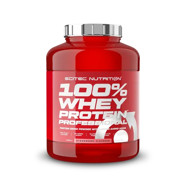 Scitec Nutrition 100% Whey Protein Professional jahoda