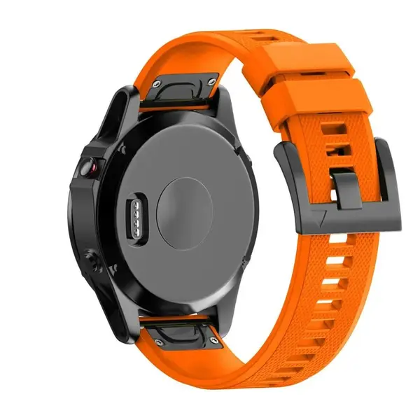 BStrap Silicone Acton remienok na Garmin Fenix 5 / 6 / 6 Pro / 7 / 8 47mm / E, orange