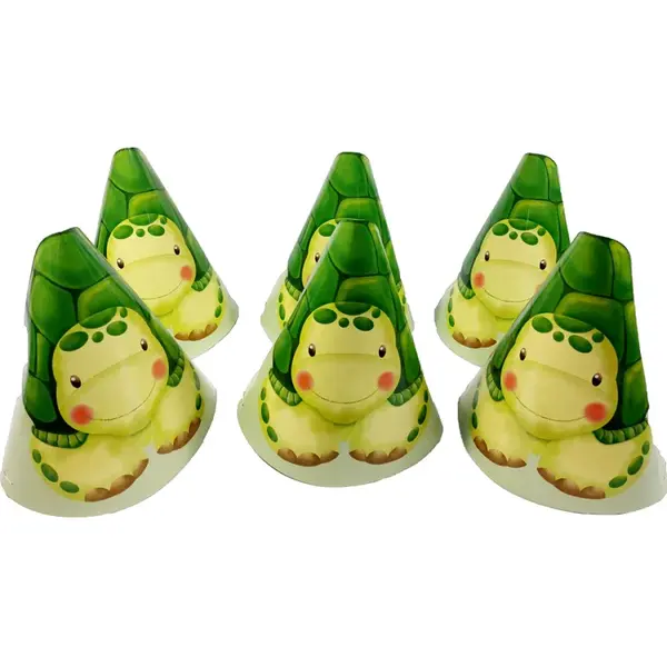 Párty sada klobúky 6 ks KORYTNAČKA-MOVEO